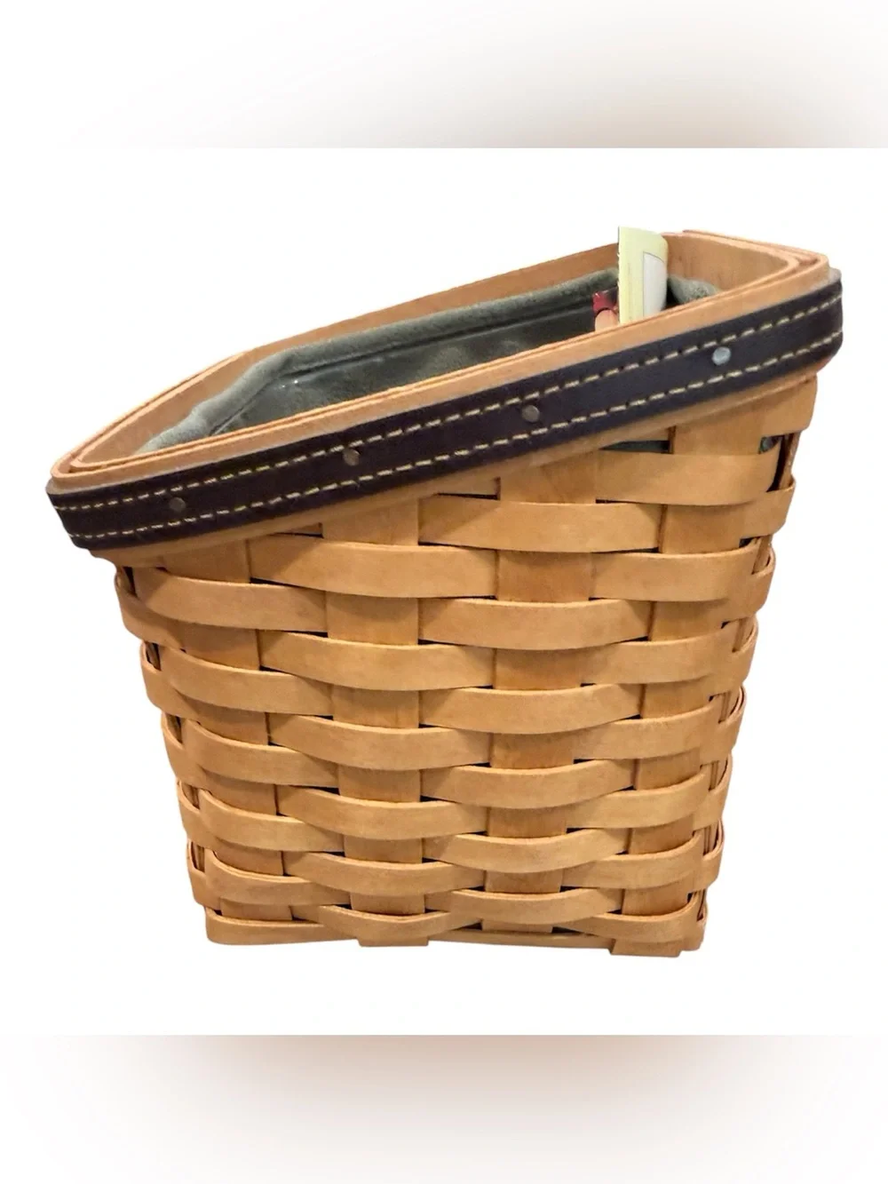 3 Longaberger Collection handcrafted wood baskets